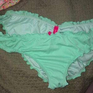 Mint green swim bottoms